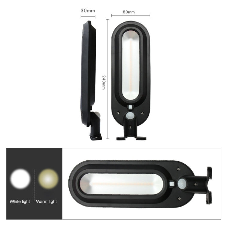 18 LEDs 600LM IP65 Waterproof Solar Powered Garden Lamp Body Induction Light Street Lamp