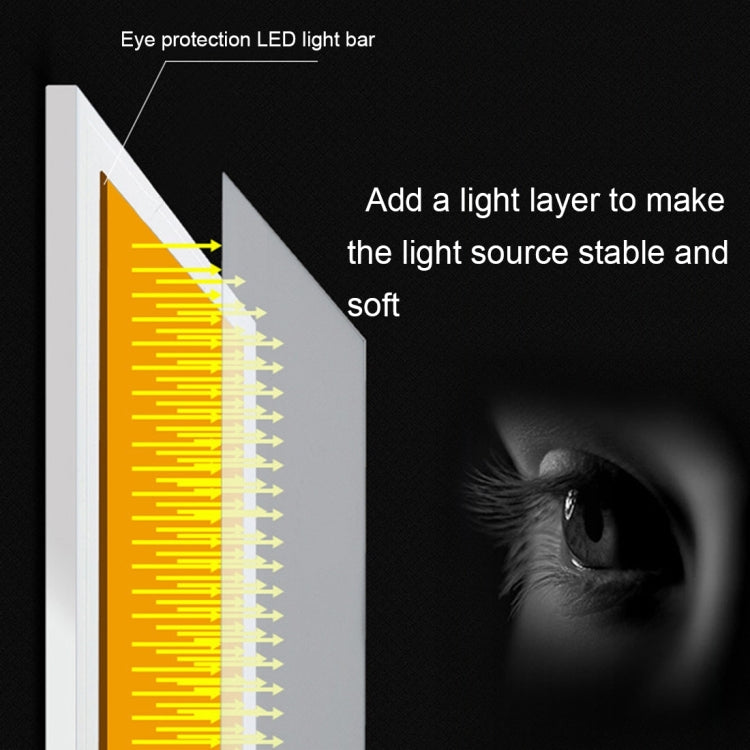 Ultra-thin A4 Size Portable USB LED Artcraft Tracing Light Box Copy Board for Artists Drawing Sketching Animation and X-ray Viewing, No Brightness Control