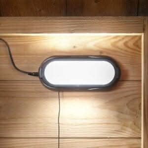 LED Solar Security Light with Pull Cord and Separate Solar Panel