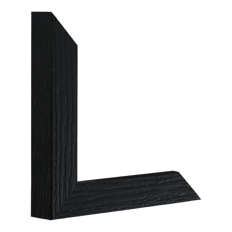 Linear I Black Picture Frame, 7x9"