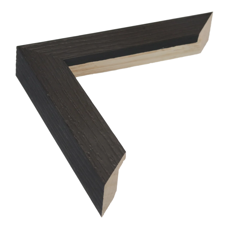 Linear I Black Picture Frame, 6x14"