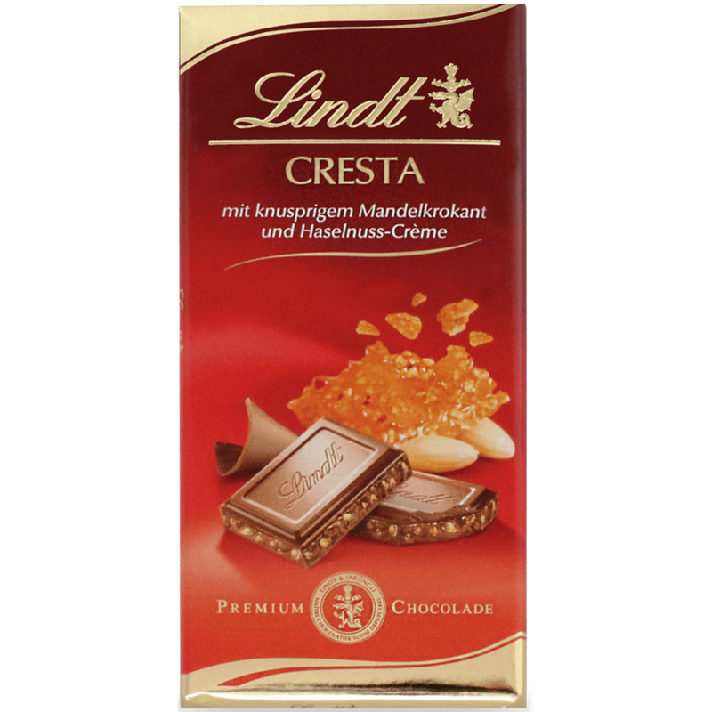 Lindt | Cresta Milk Chocolate | 100g Bar