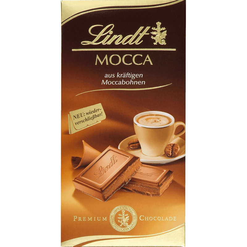 Lindt | Mocha Milk Chocolate | 100g Bar