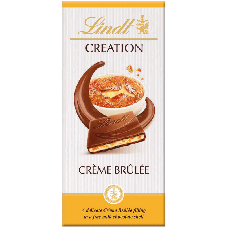 Lindt Creation | Creme Brulee Milk Chocolate | 150g