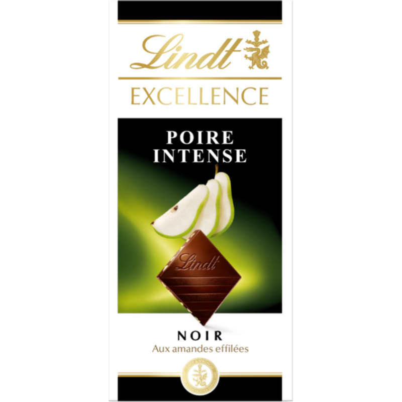 Lindt Excellence | Pear Dark Chocolate | 100g Bar