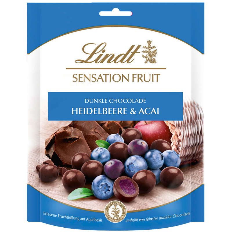 Lindt Sensations Blueberry & Acai Berry Chocolate Covered Fruit (150g)