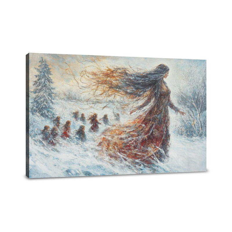Nordic Mother Goddess Canvas