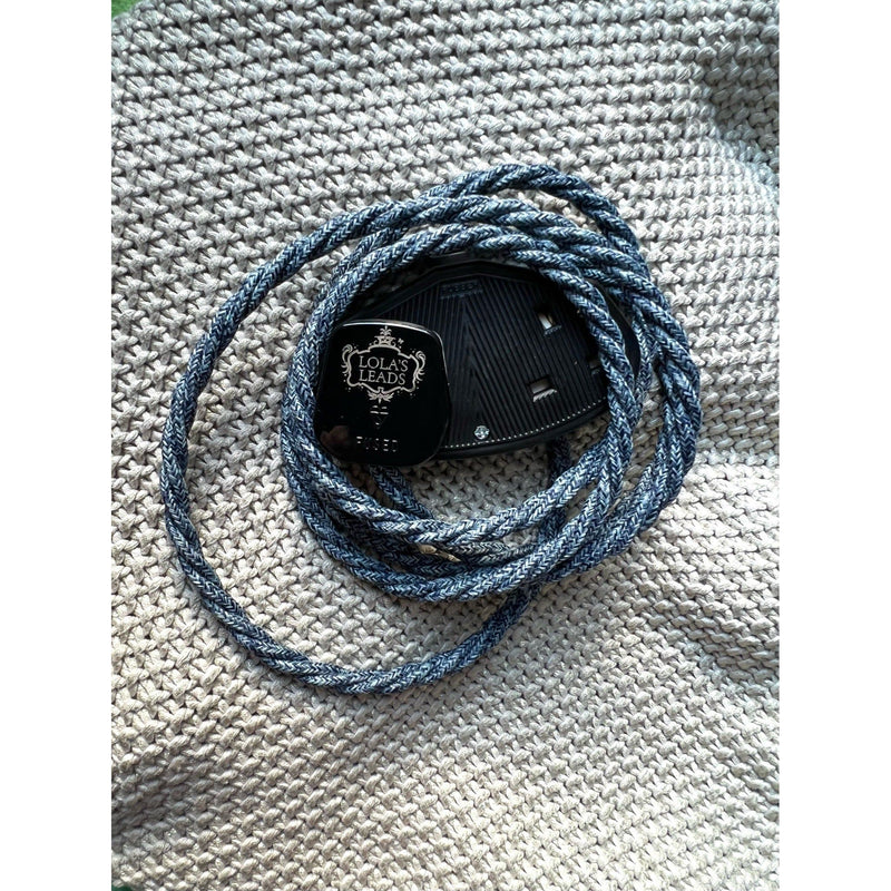 Denim - Lola's Leads Fabric Extension Cable