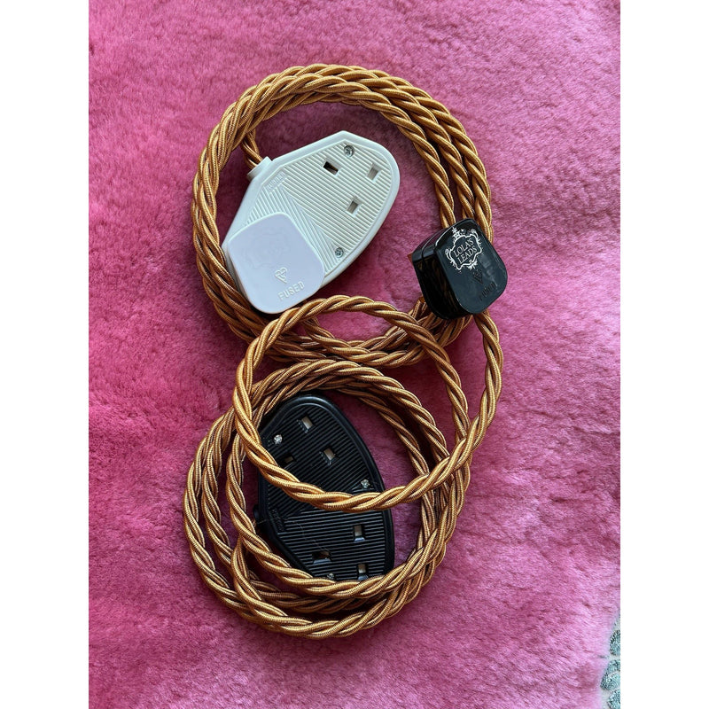 Dijon - Lola's Leads Fabric Extension Cable