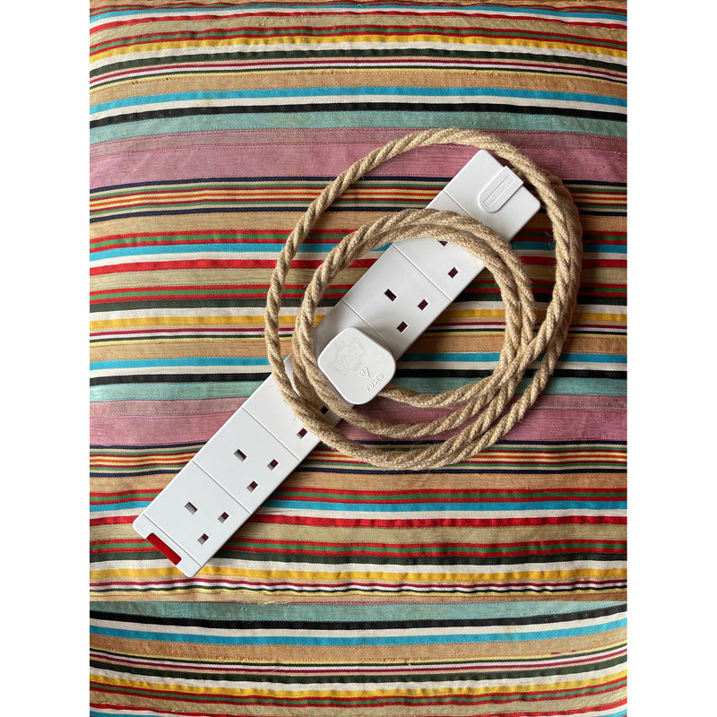 Jute - Lola's Leads Fabric Extension Cable