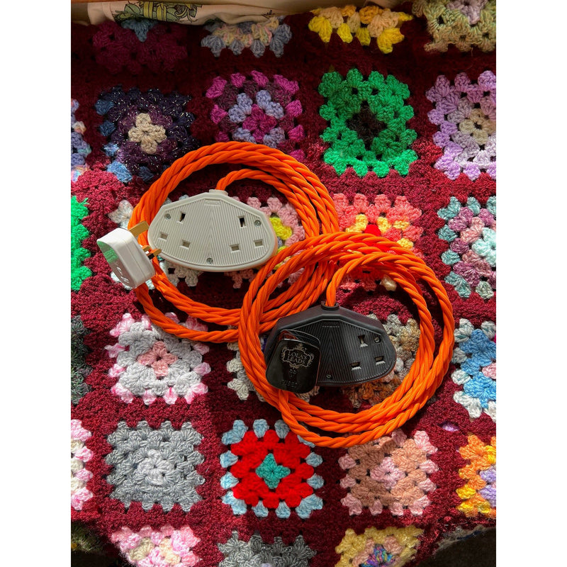 Pumpkin - Lola's Leads Fabric Extension Cable