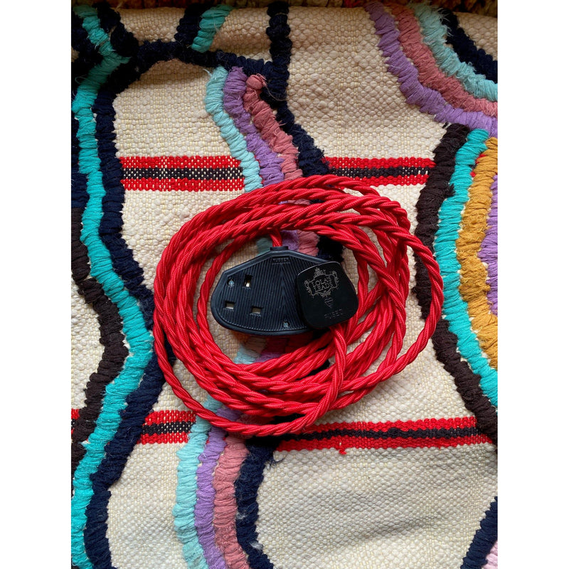 Scarlet - Lola's Leads Fabric Extension Cable