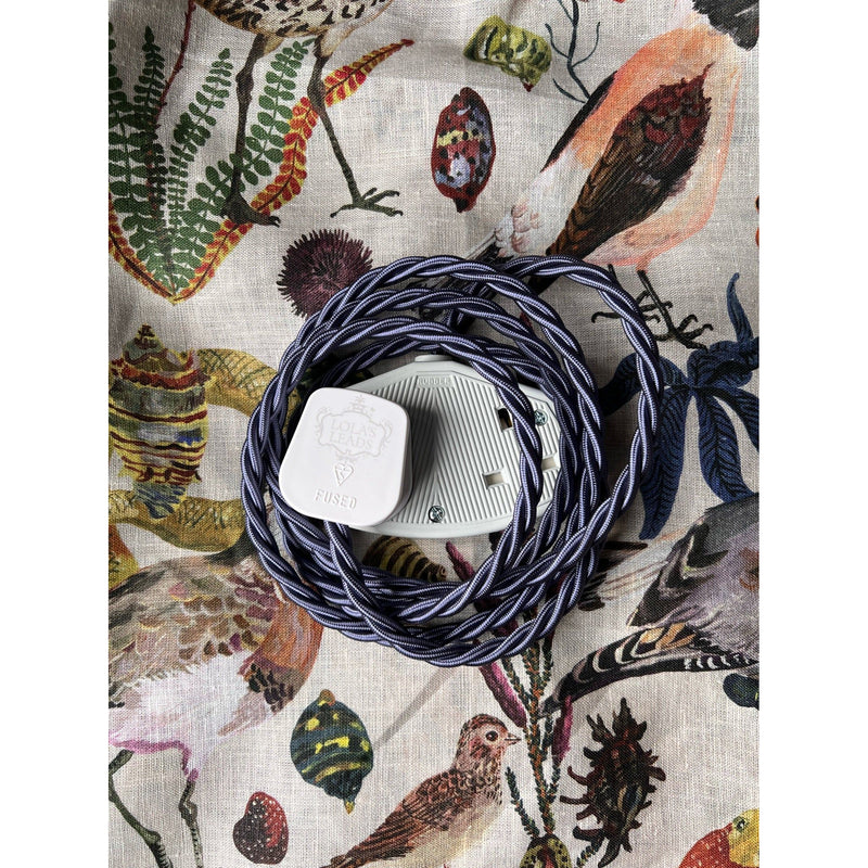 Slate - Lola's Leads Fabric Extension Cable