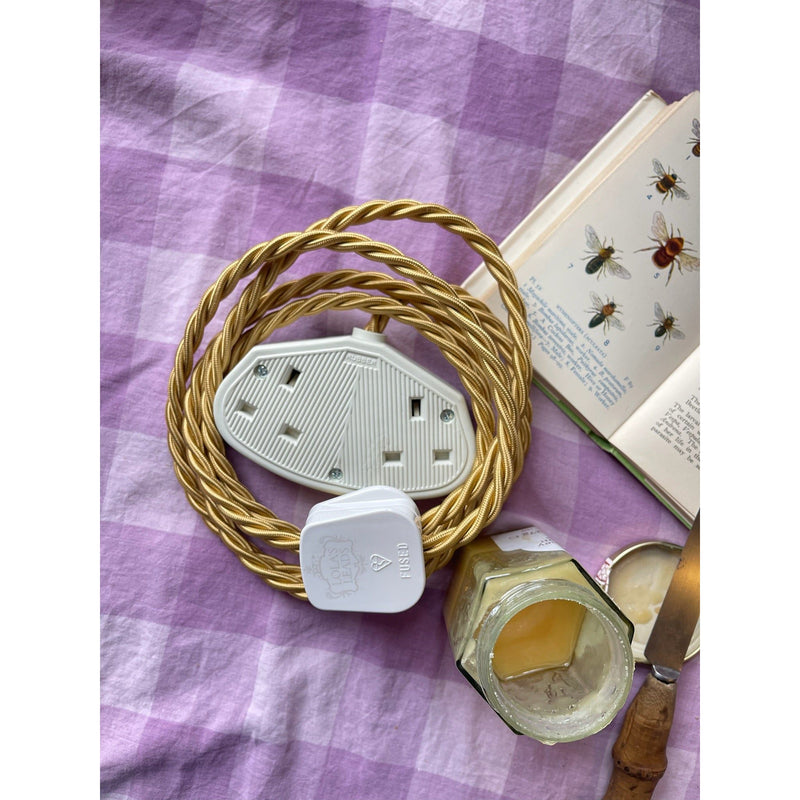 Honey - Lola's Leads Fabric Extension Cable