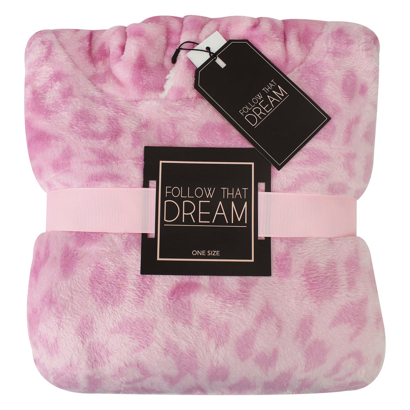 Ladies Fleece Lined Blanket Hoodie | Cute Loungewear Top with Hood