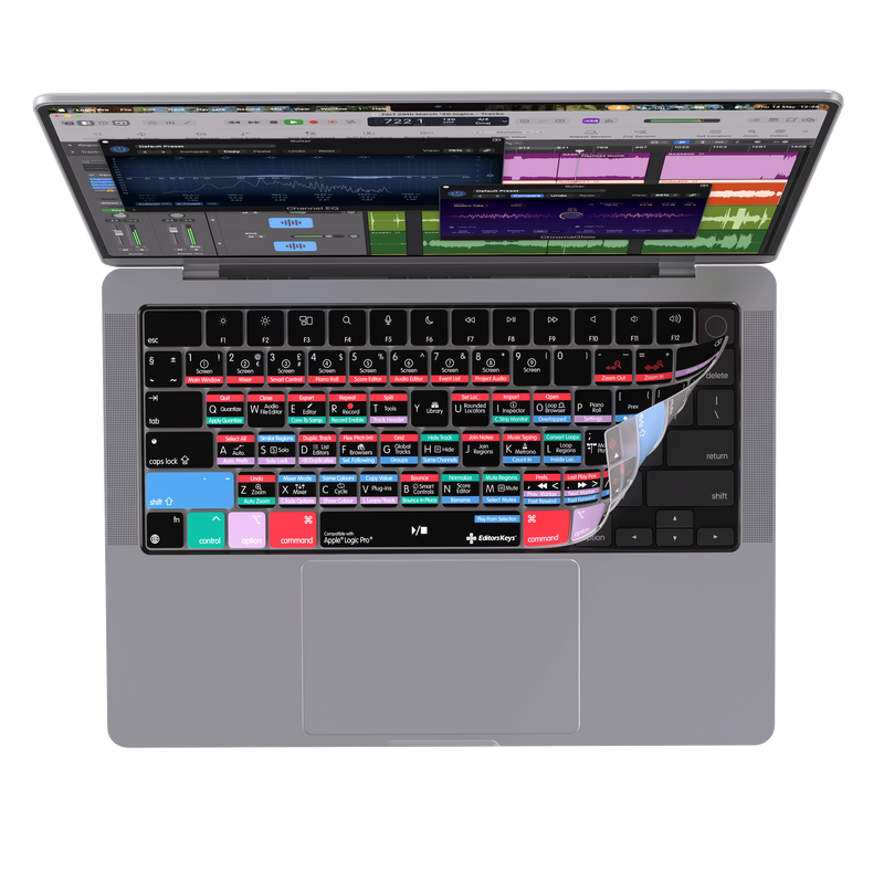 Apple Logic Pro Keyboard Covers for MacBook and iMac