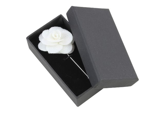 Boutonniere In Ivory Silk