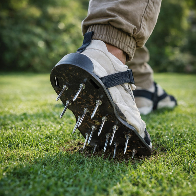 Garden Lawn Aerator Spike Shoes