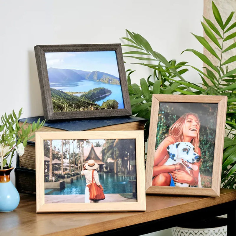 Kenro Lytton Series Wooden 6x4" Photo Frame - Brown