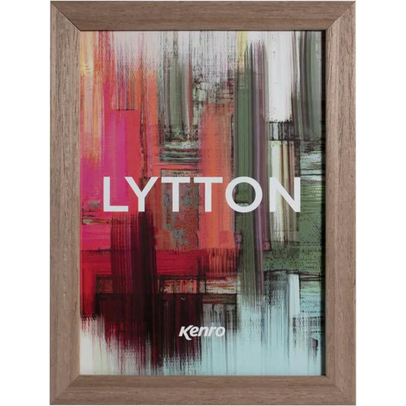 Kenro Lytton Series Wooden 6x4" Photo Frame - Brown