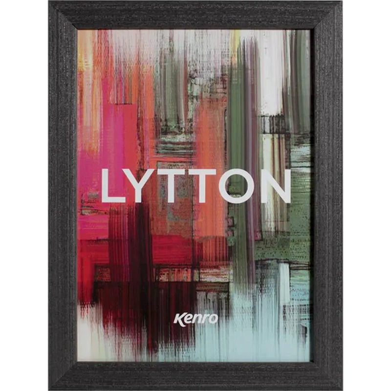 Kenro Lytton Series Wooden 7x5" Photo Frame - Black