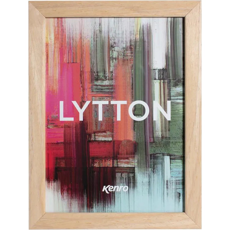 Kenro Lytton Series Wooden 8x6" Photo Frame - Natural