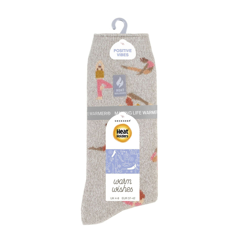Ladies Hobby Activity Patterned Lightweight Thermal Lite Socks