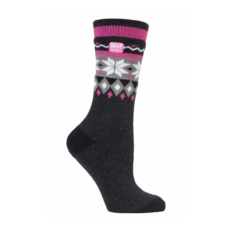 Ladies Thin Lightweight Patterned Casual Winter Warm Thermal Socks