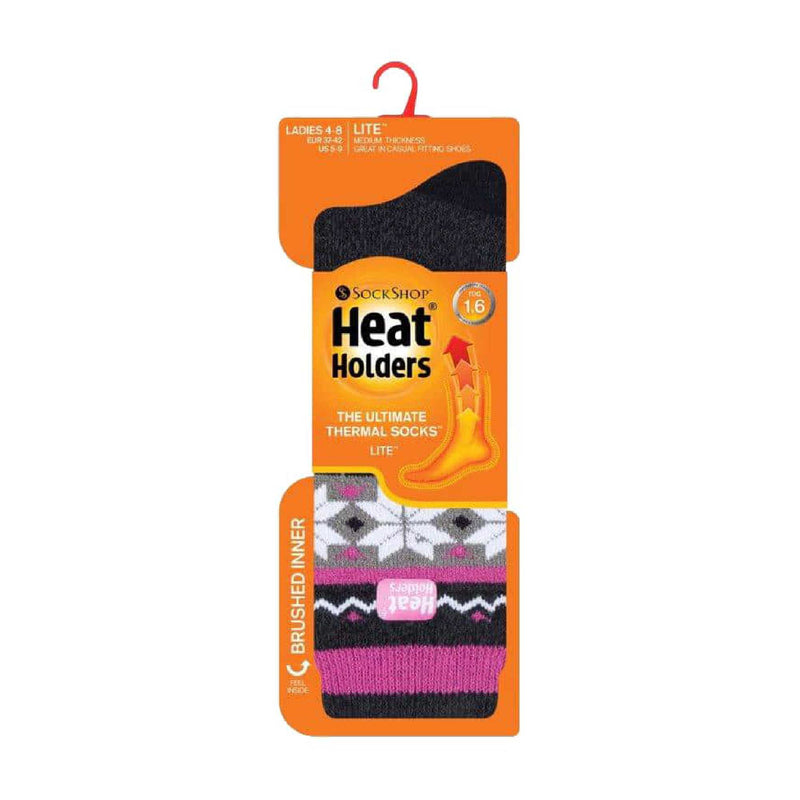 Ladies Thin Lightweight Patterned Casual Winter Warm Thermal Socks