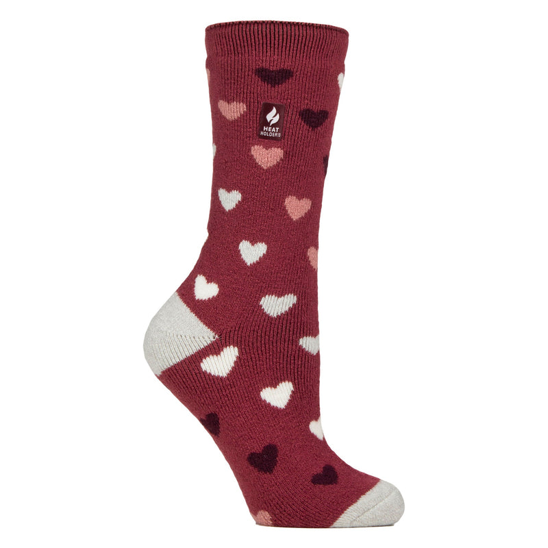 Ladies Thermal Lite Patterned Socks for Winter