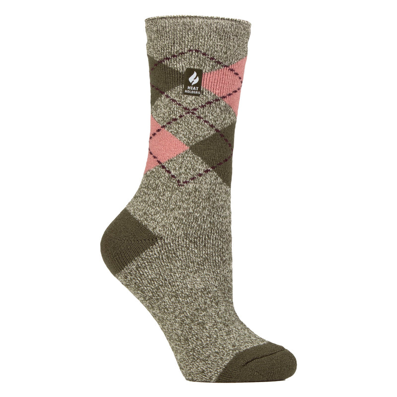 Ladies Thermal Lite Patterned Socks for Winter