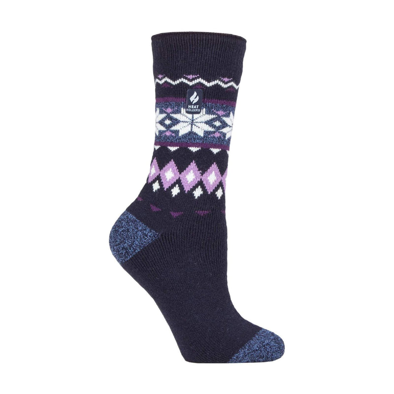 Ladies Thin Lightweight Patterned Casual Winter Warm Thermal Socks