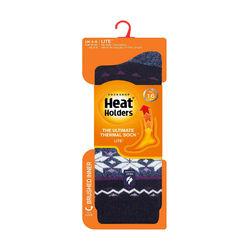 Ladies Thin Lightweight Patterned Casual Winter Warm Thermal Socks