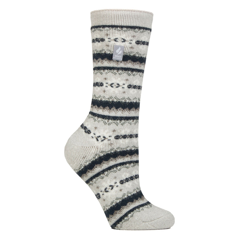 Ladies Thermal Lite Patterned Socks for Winter