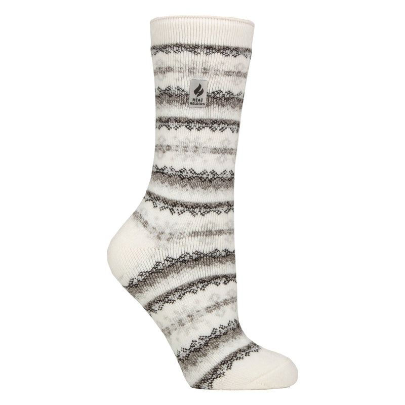 Ladies Thermal Lite Patterned Socks for Winter