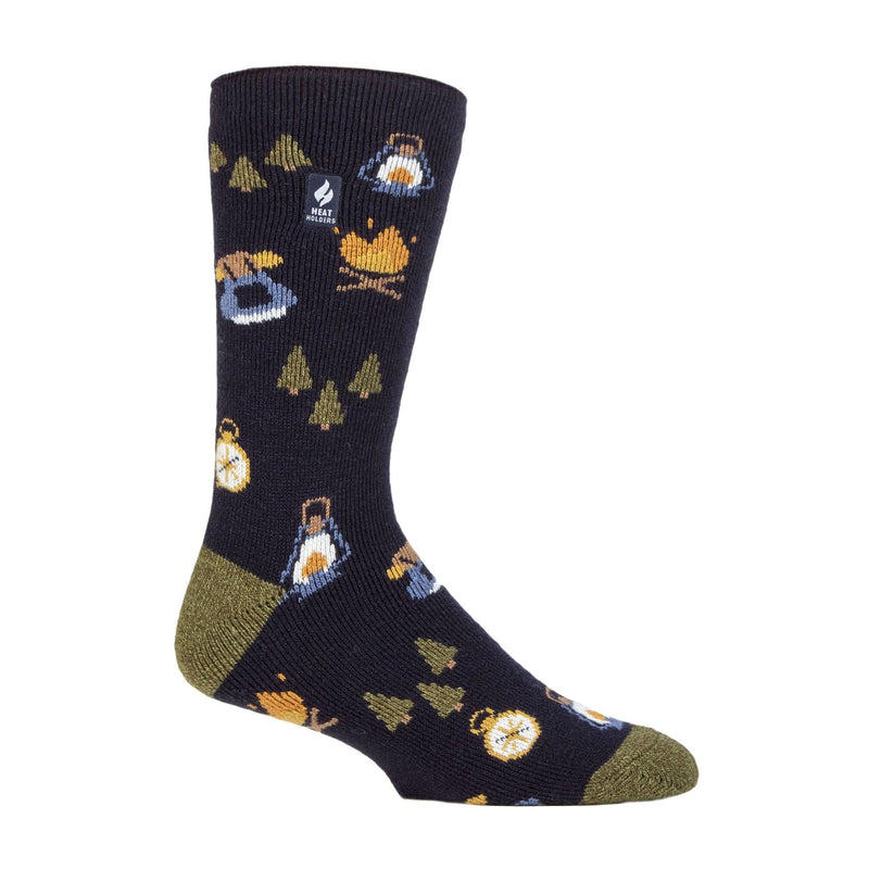 Mens Hobby Activity Patterned Lightweight Thermal Lite Socks