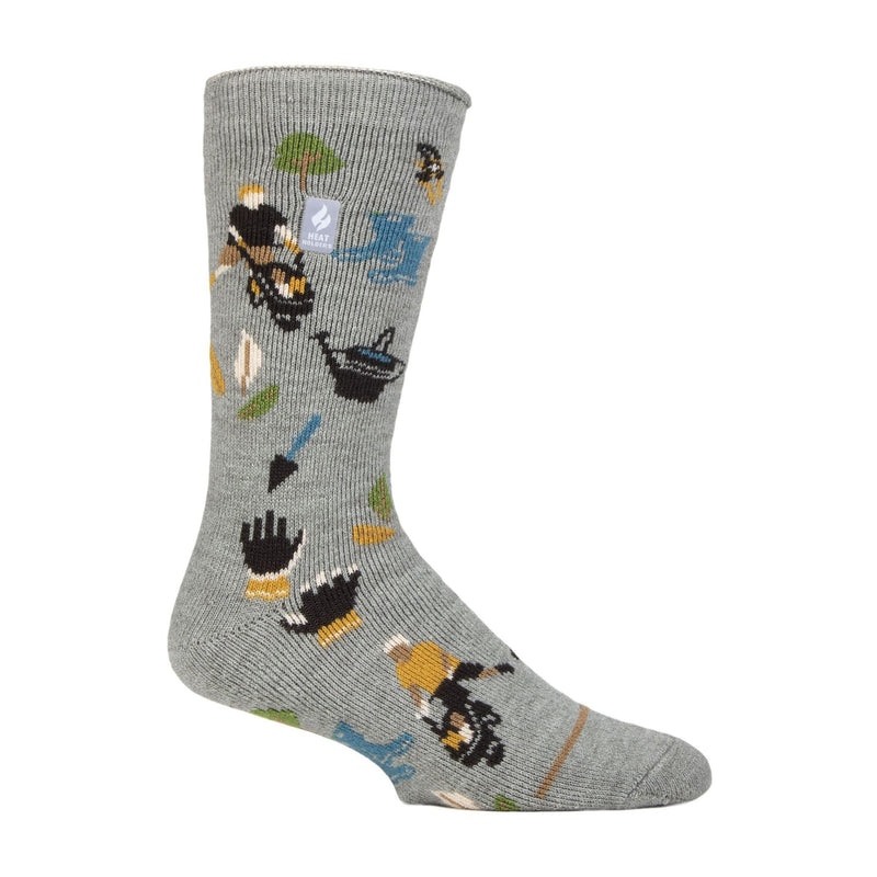 Mens Hobby Activity Patterned Lightweight Thermal Lite Socks