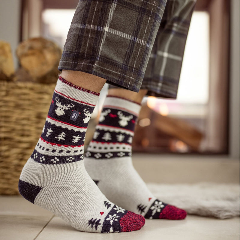 Mens & Ladies Novelty Christmas Lightweight Thermal Socks