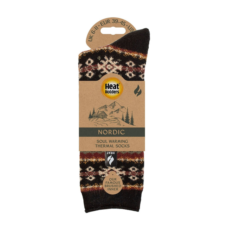 Extra Warm Nordic Thermal Socks for Men | Breathable Lite Winter Socks