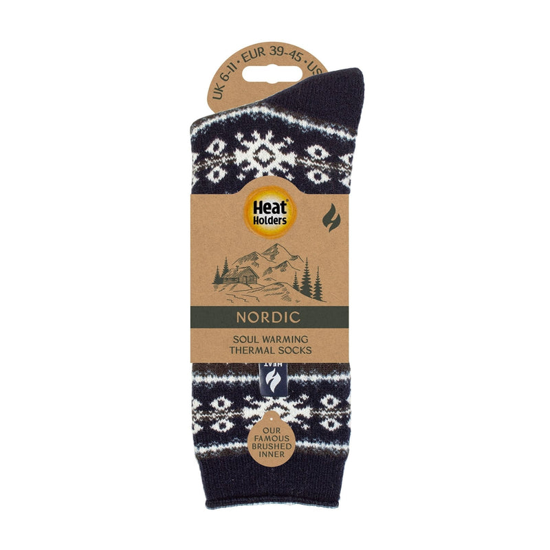 Extra Warm Nordic Thermal Socks for Men | Breathable Lite Winter Socks