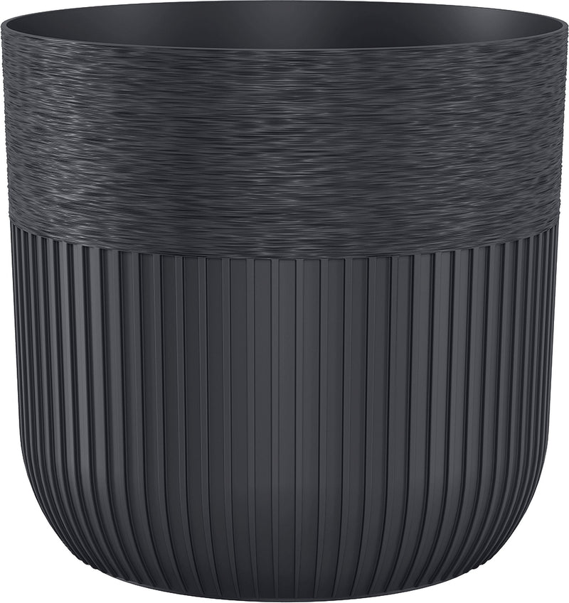Luca Pot without Hole 160mm Deep Black