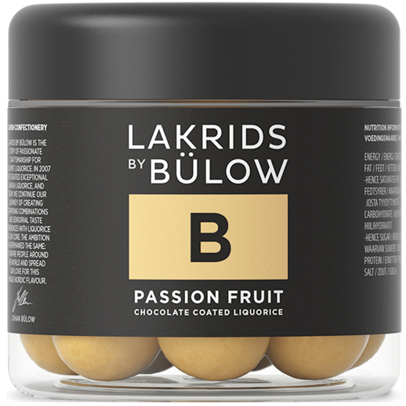 Lakrids By Bulow | Passion Fruit | White Chocolate Covered Liquorice