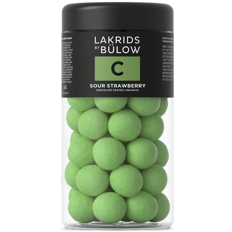 Lakrids By Bulow | Sour Strawberry | White Chocolate Covered Liquorice