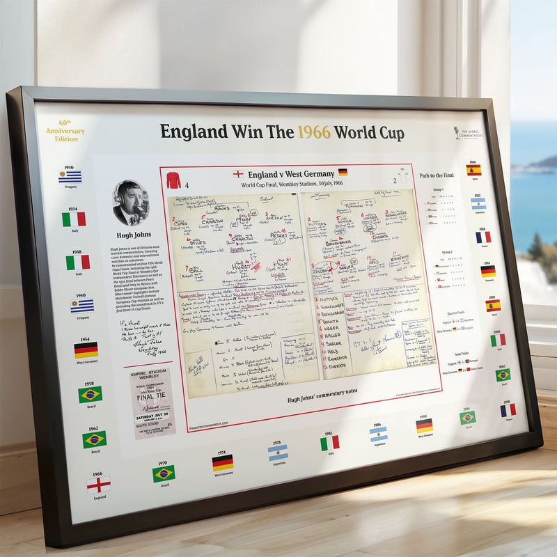 England v Germany, World Cup Final Jul 1966 - Hugh Johns