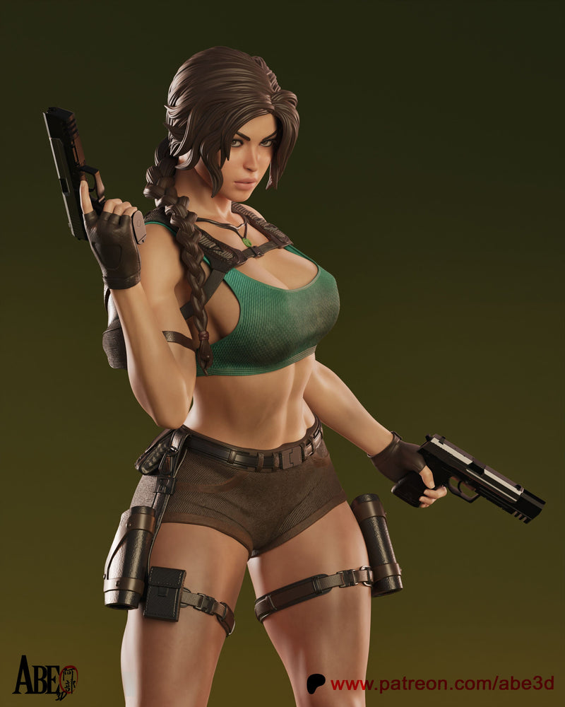 Laura Croft Tomb Raider Figurine