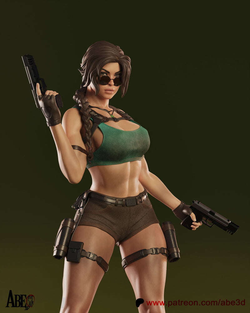 Laura Croft Tomb Raider Figurine