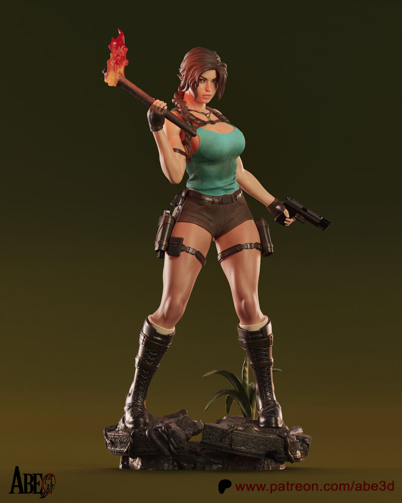 Laura Croft Tomb Raider Figurine