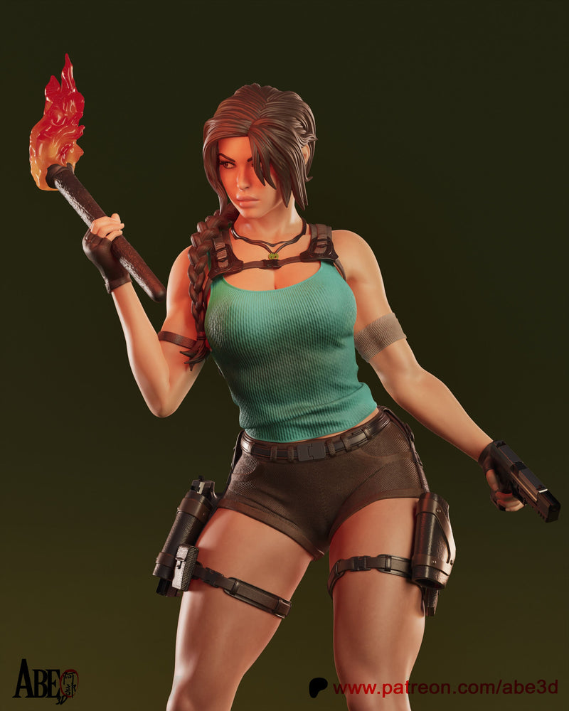 Laura Croft Tomb Raider Figurine