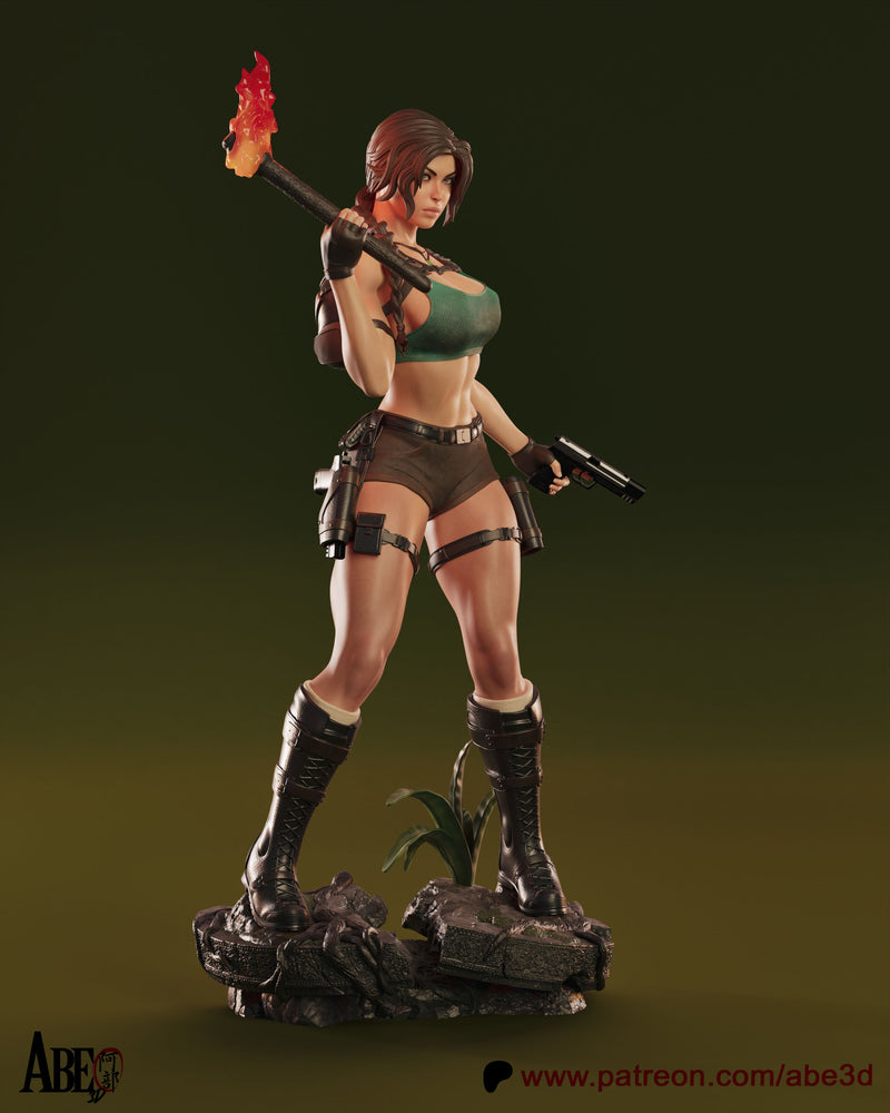 Laura Croft Tomb Raider Figurine