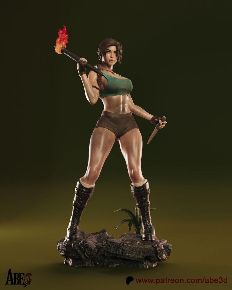 Laura Croft Tomb Raider Figurine